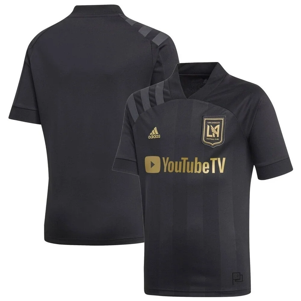 New Nike Youth Los Angeles LAFC Soccer Breathe Jersey Size Kids medium Black